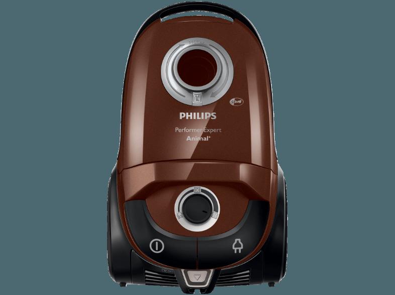 PHILIPS FC 8726/09 Performer Expert (Staubsauger, HEPA 13 Filter mit AirSeal, A, Cognac-Metallic)