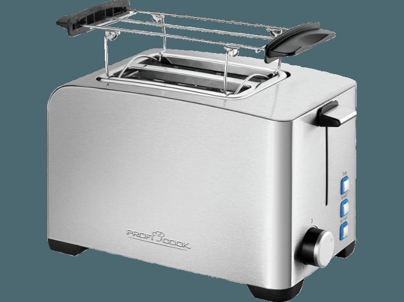 PROFI COOK PC-TA 1082 Toaster Inox (800 Watt, Schlitze: 2)