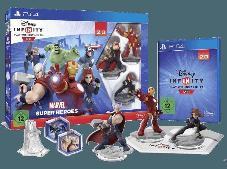 PS4 Disney Infinity 2.0: Marvel Super Heroes Starter-Set, PS4, Disney, Infinity, 2.0:, Marvel, Super, Heroes, Starter-Set