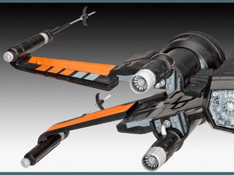 REVELL 06692 Poe's X-Wing Fighter Schwarz, Orange, REVELL, 06692, Poe's, X-Wing, Fighter, Schwarz, Orange