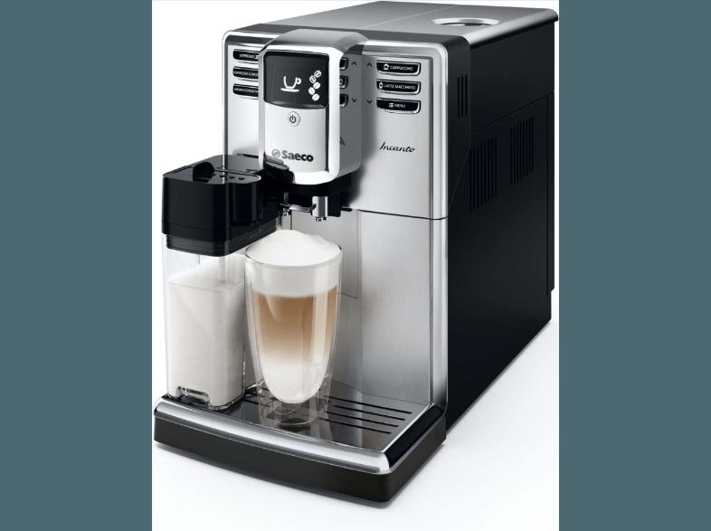 SAECO HD 8917/01 Incanto OTC Kaffeevollautomat (Keramik, 1.8 Liter, Edelstahl/Schwarz)