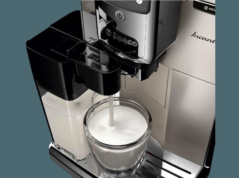 SAECO HD 8917/01 Incanto OTC Kaffeevollautomat (Keramik, 1.8 Liter, Edelstahl/Schwarz)