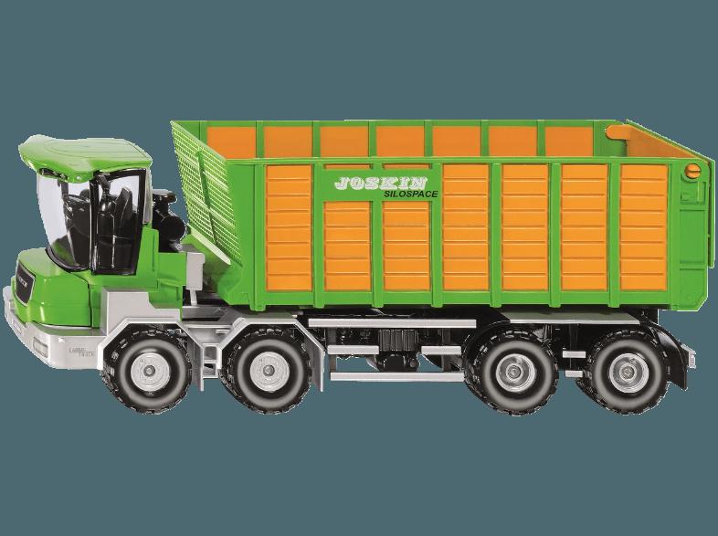 SIKU 4064 Joskin Cargotrack mit Ladewagen Grün, Gelb