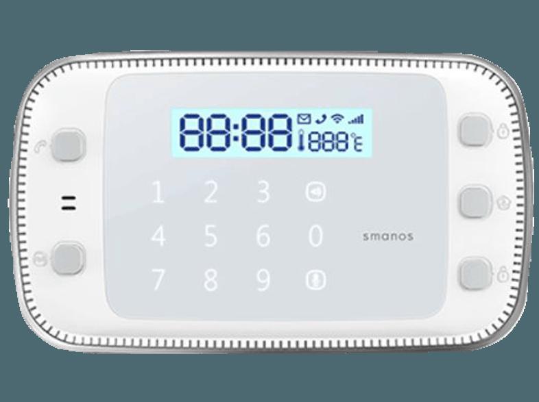 SMANOS X500 GSM/SMS/RFID Touch Alarmsystem, SMANOS, X500, GSM/SMS/RFID, Touch, Alarmsystem