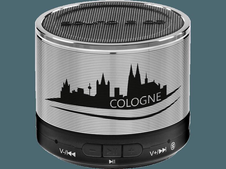 SOUND2GO Bigbass universe Cologne Edition Lautsprecher Silber, SOUND2GO, Bigbass, universe, Cologne, Edition, Lautsprecher, Silber