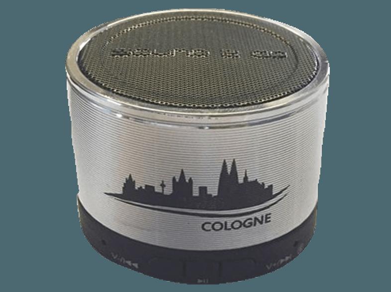 SOUND2GO Bigbass universe Cologne Edition Lautsprecher Silber