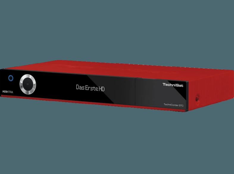 TECHNISAT 0002/4730 TechniCorder ISIO STC HDTV-Digitalreceiver (HDTV, PVR-Funktion, Twin Tuner, DVB-T, DVB-C, DVB-S, Rot)