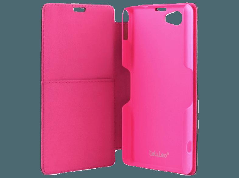 TELILEO 3144 Fine Case Hochwertige Echtledertasche Xperia Z1 Compact