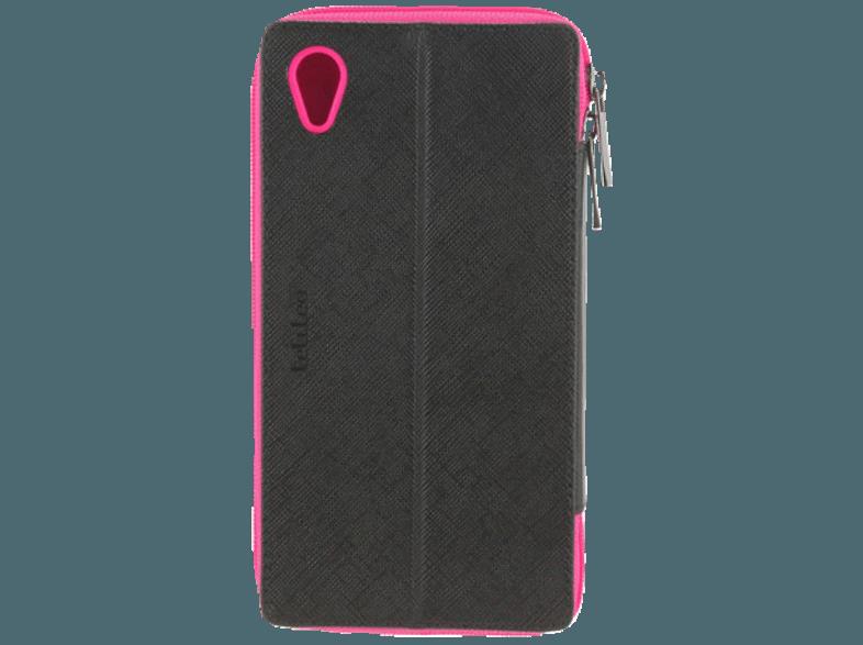 TELILEO 3644 Zip Case Hochwertige Echtledertasche Xperia Z1 Compact