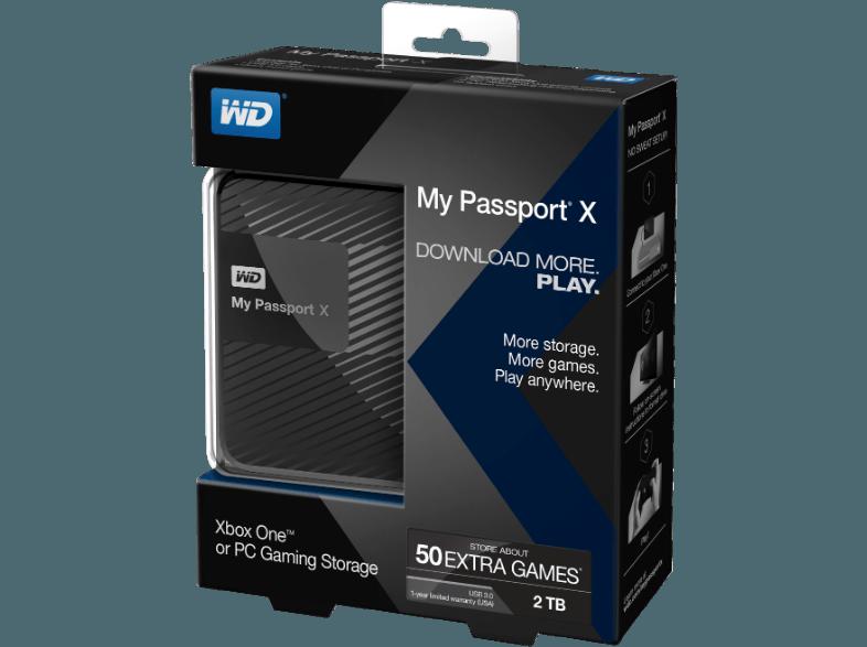 WD My Passport® X Gaming-Speicher für X-Box One, WD, My, Passport®, X, Gaming-Speicher, X-Box, One