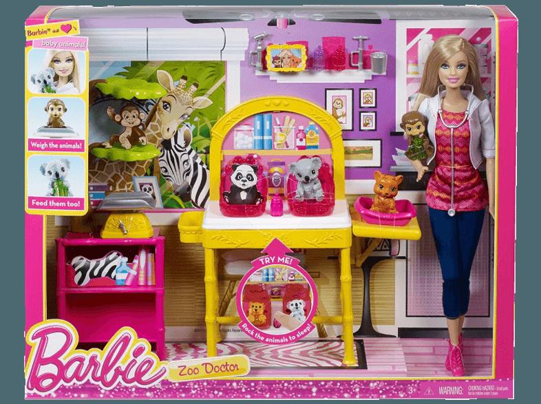 BARBIE CBL19 Ich wär gern… Zoo Tierärztin Deluxe