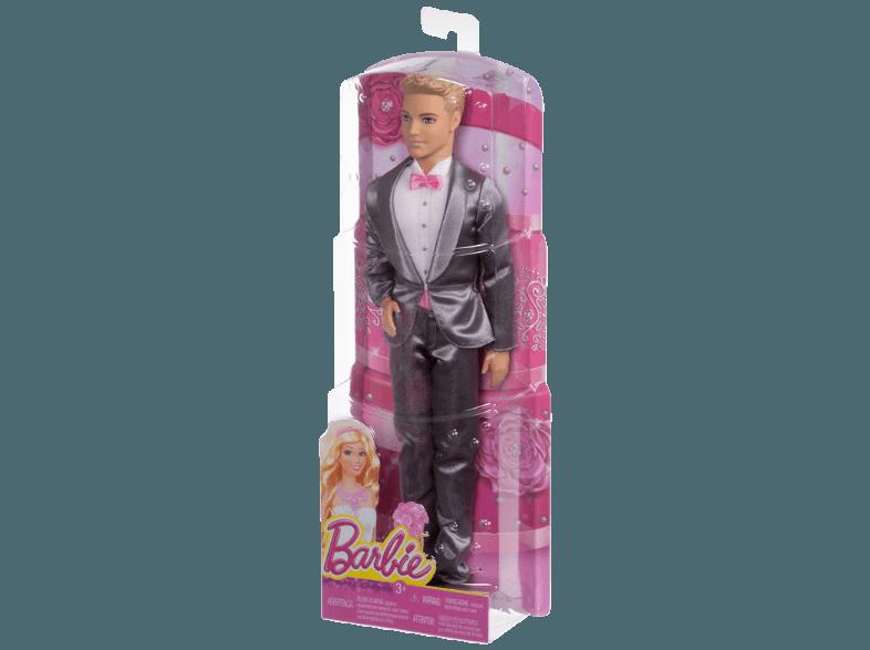 BARBIE CFF38 Bräutigam Ken Grau