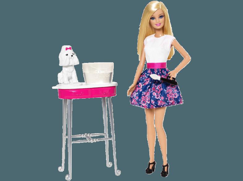 BARBIE CFN40 Farbspass Tiersalon Lila, Weiß