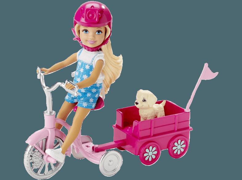 BARBIE CLG02 Chelsea Dreirad mit Hündchenwagen Mehrfarbig