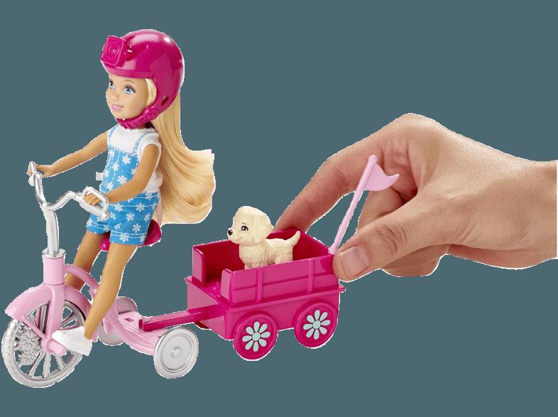 BARBIE CLG02 Chelsea Dreirad mit Hündchenwagen Mehrfarbig