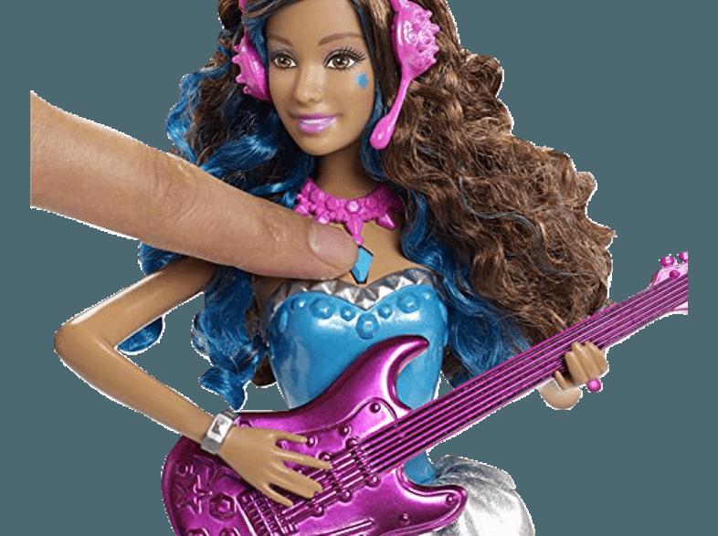 BARBIE CMT04 Rockstar Erika mit Gitarre Blau, Lila