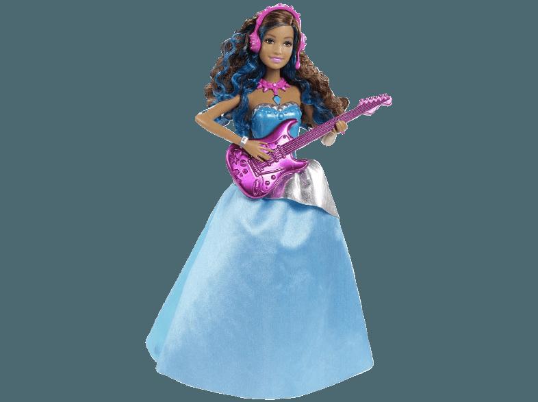 BARBIE CMT04 Rockstar Erika mit Gitarre Blau, Lila