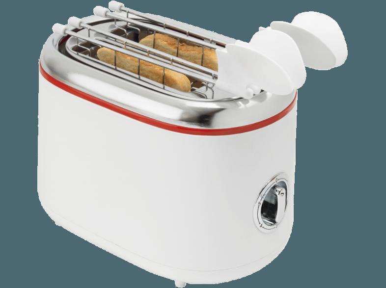 BESTRON ATM 200 RE Toaster Weiß (800 Watt, Schlitze: 2), BESTRON, ATM, 200, RE, Toaster, Weiß, 800, Watt, Schlitze:, 2,