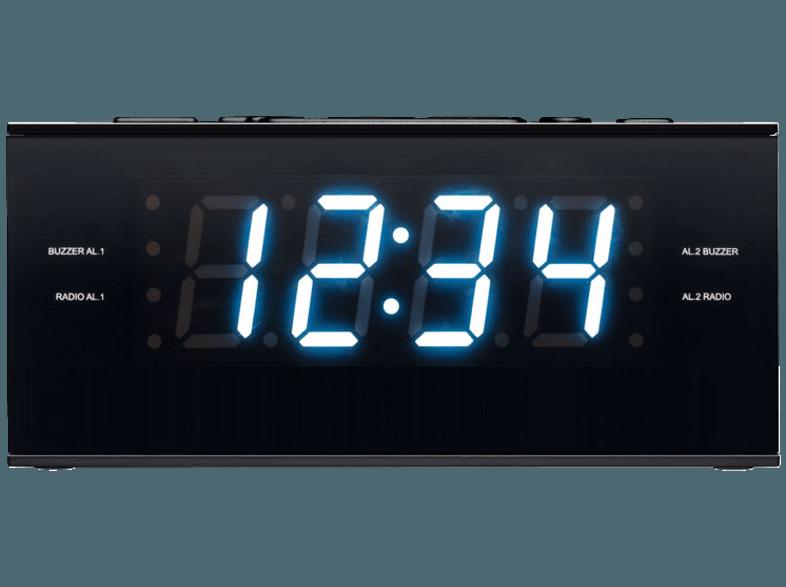 BIGBEN RR60 Uhrenradio (UKW, UKW, Schwarz), BIGBEN, RR60, Uhrenradio, UKW, UKW, Schwarz,