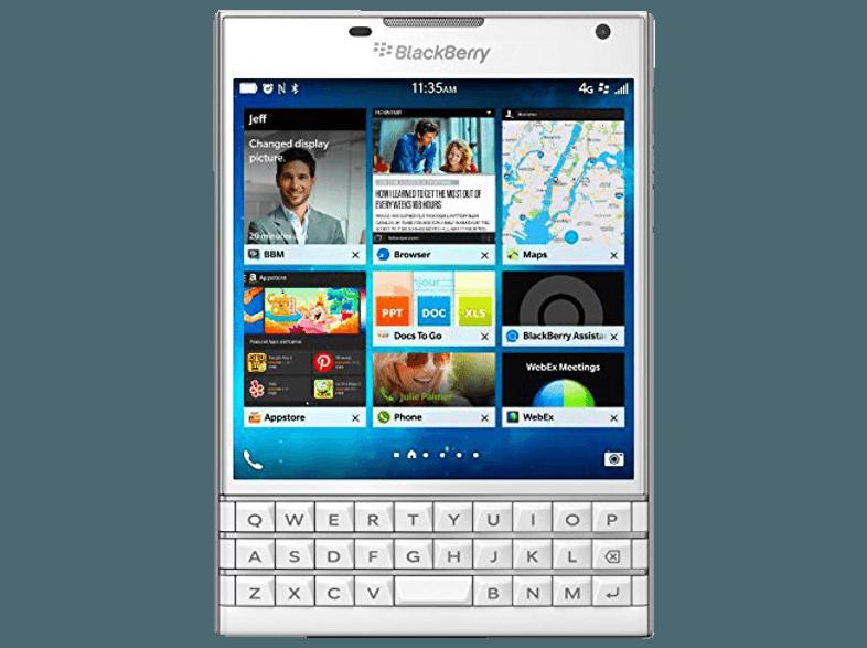 BLACKBERRY Passport 32 GB Weiß, BLACKBERRY, Passport, 32, GB, Weiß