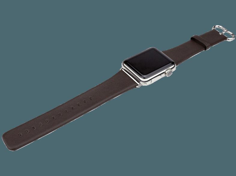 CASEUAL Leather Band 42mm Dunkelbraun (Wechselarmband)