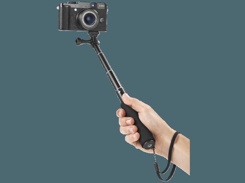 CULLMANN 50044 Freestyler XSB Mobile Selfie-/Hand Stativ, Schwarz, (Ausziehbar bis 485 mm)