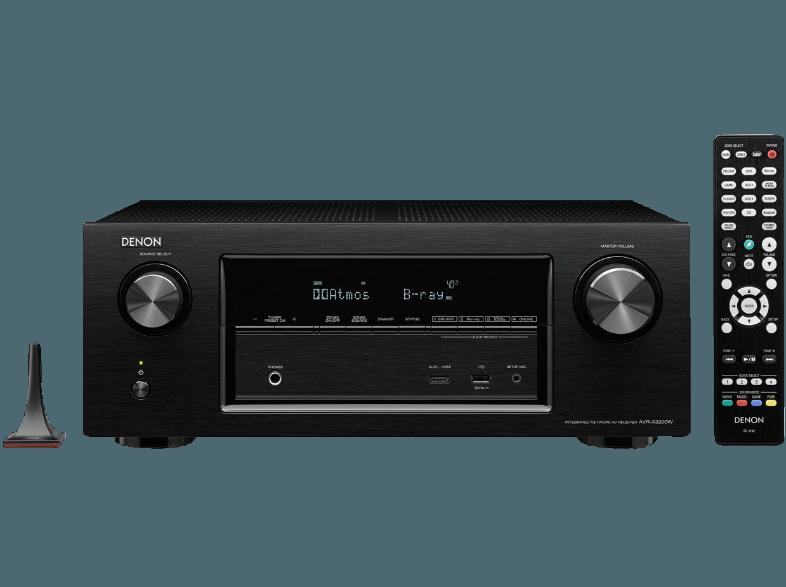 DENON AVR-X3200W AV Receiver (7.2 Kanäle, 180 Watt pro Kanal, Schwarz)