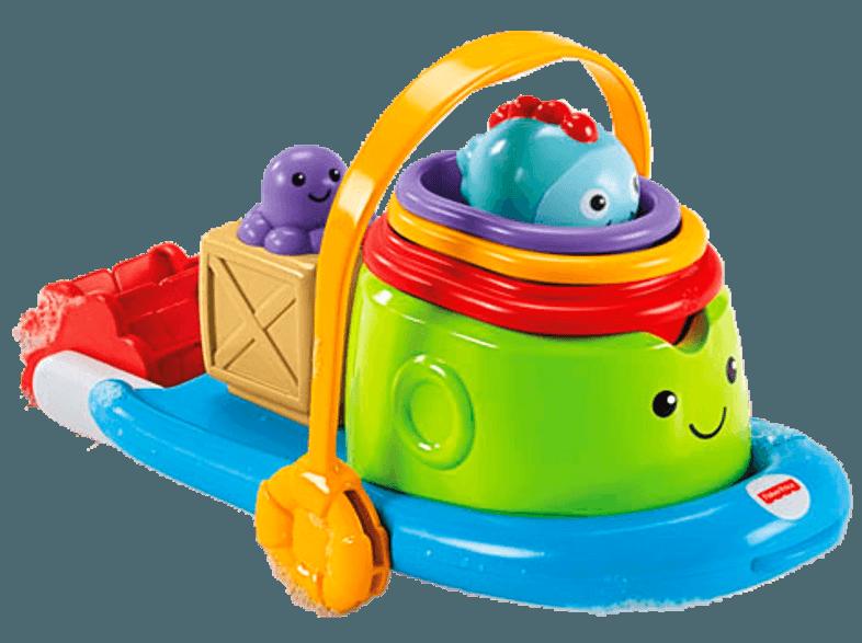 FISHER PRICE BFH59 Stapel-Badeboot Mehrfarbig