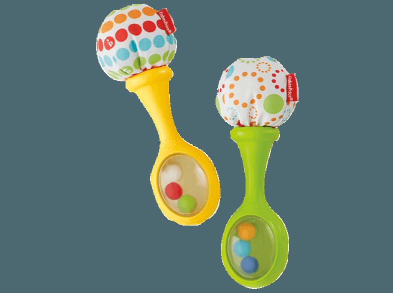 FISHER PRICE BLT33 Babys Rumba-Rasseln Gelb und Grün