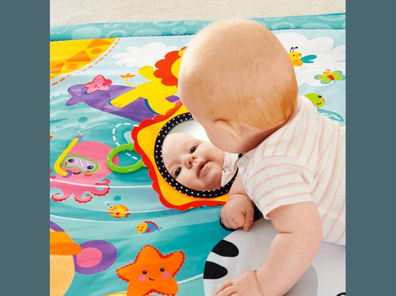 FISHER PRICE CBJ65 Große Spiel- und Krabbeldecke Blau