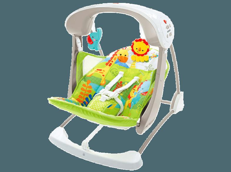 FISHER PRICE CCN92 2-in-1 Babyschaukel Grün, Weiß