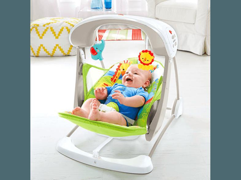 FISHER PRICE CCN92 2-in-1 Babyschaukel Grün, Weiß