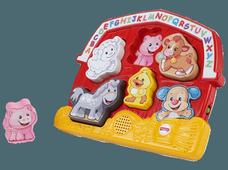 FISHER PRICE CGM70 Lernspass Bauernhof Puzzle Mehrfarbig