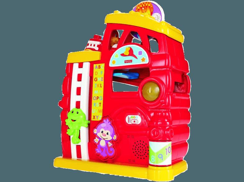 FISHER PRICE CGR79 Lernspass Feuerwache Rot