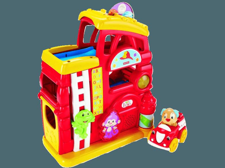 FISHER PRICE CGR79 Lernspass Feuerwache Rot