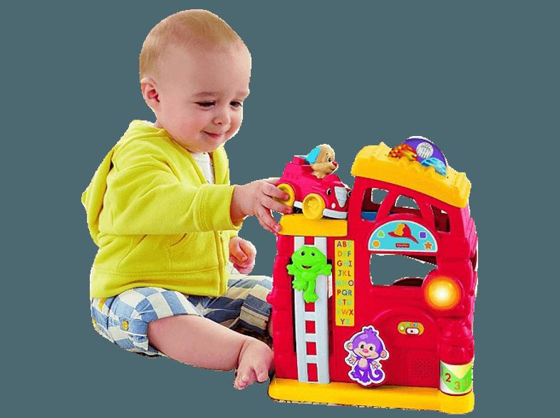 FISHER PRICE CGR79 Lernspass Feuerwache Rot