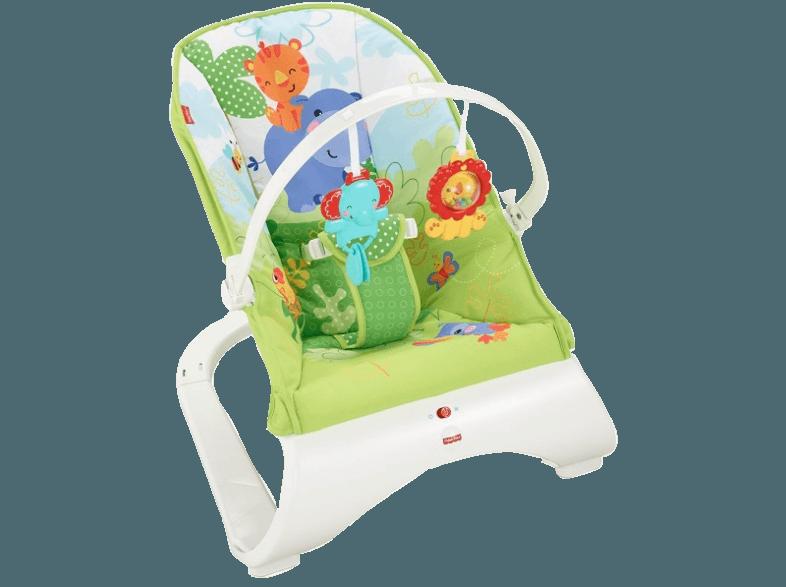 FISHER PRICE CJJ79 Comfort Curve Wippe Weiß, Grün