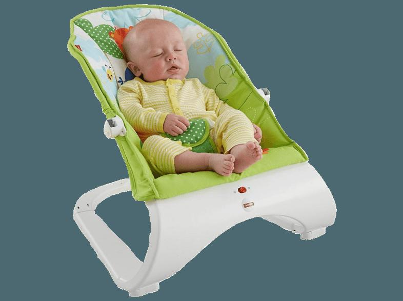 FISHER PRICE CJJ79 Comfort Curve Wippe Weiß, Grün