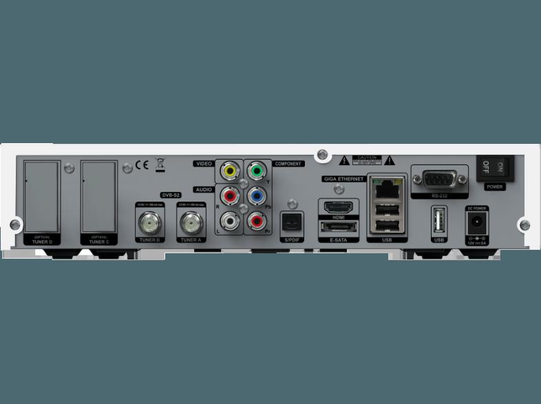 GIGABLUE HD Quad Plus Sat-Receiver (HDTV, PVR-Funktion, Twin Tuner, DVB-S, DVB-S2, Schwarz)