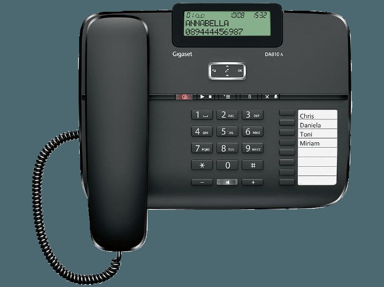 GIGASET DA 810 A Telefon mit Anrufbeantworter