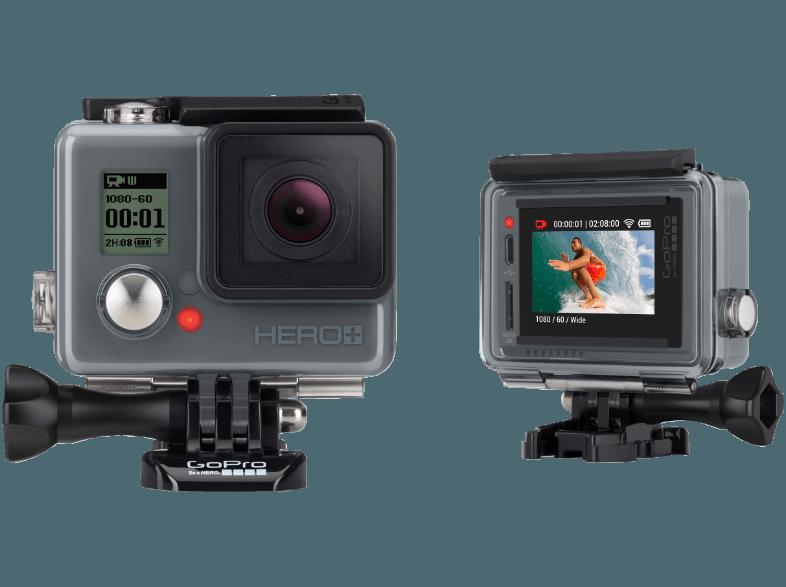 GOPRO Hero  LCD Actioncam Schwarz (Wasserdicht bis: bis zu 40 m,  WLAN)