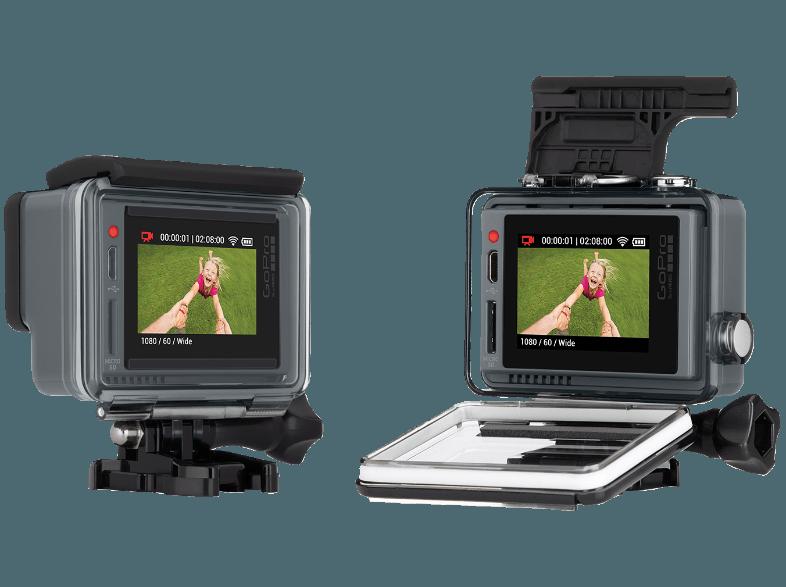 GOPRO Hero  LCD Actioncam Schwarz (Wasserdicht bis: bis zu 40 m,  WLAN), GOPRO, Hero, LCD, Actioncam, Schwarz, Wasserdicht, bis:, bis, 40, m, WLAN,