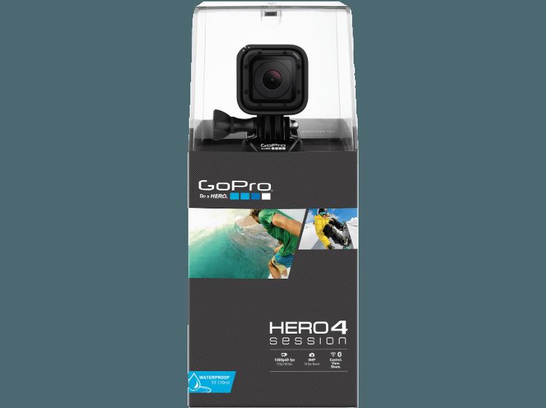 GOPRO Hero4 Session Actioncam Schwarz (Wasserdicht bis: bis zu 10 m,  WLAN)