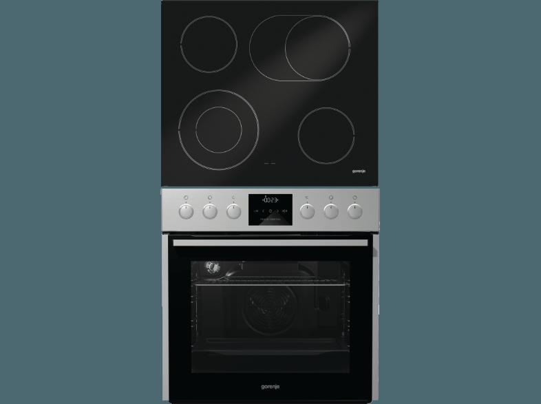 GORENJE BCP637E113X ECD620SC Einbauherdset (HiLight, A, 65 Liter/Jahr)