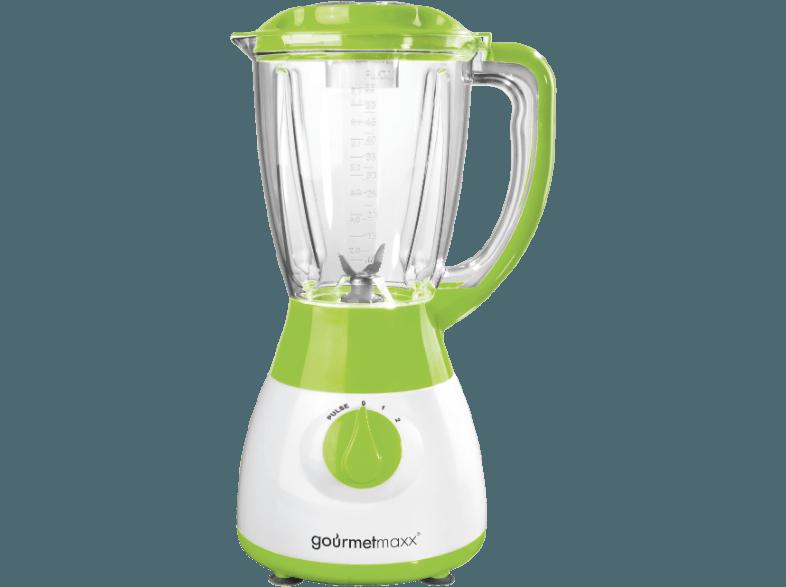 GOURMETMAXX 6094 XL Plus Standmixer Weiß/Limegreen (400 Watt, 1.6 Liter/Jahr), GOURMETMAXX, 6094, XL, Plus, Standmixer, Weiß/Limegreen, 400, Watt, 1.6, Liter/Jahr,