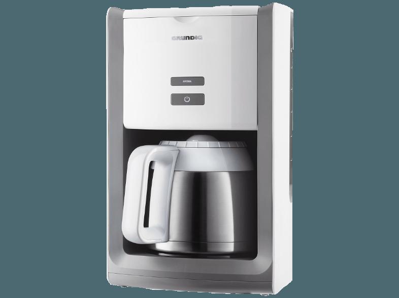 GRUNDIG KM 8280w - Kaffeemaschine White Sense Kaffeemaschine Weiß/Edelstahl (Isolierkanne)