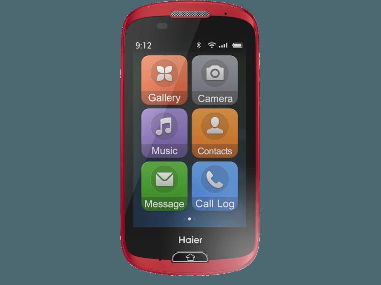 HAIER HaierPhone Easy A6 4 GB Rot/Silber