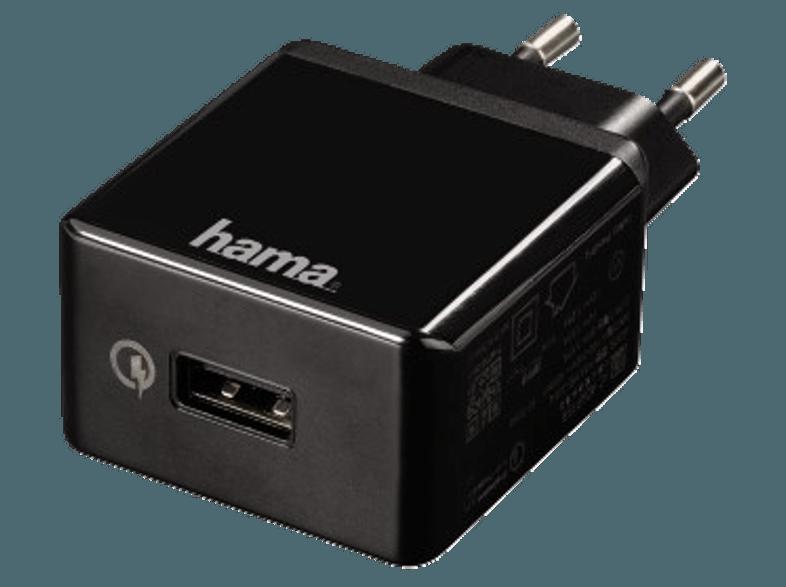 HAMA 136492 230 Volt Ladegerät Qualcomm Quick Charge 2.0 Ladegerät