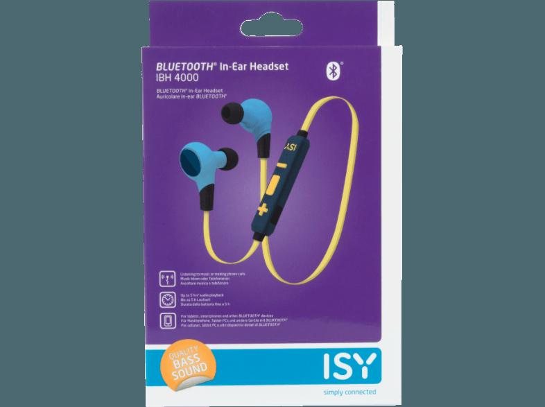 ISY IBH-4000-BL Kopfhörer Blau, ISY, IBH-4000-BL, Kopfhörer, Blau