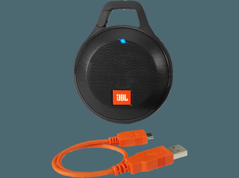 JBL Clip Plus Bluetooth Lautsprecher Schwarz